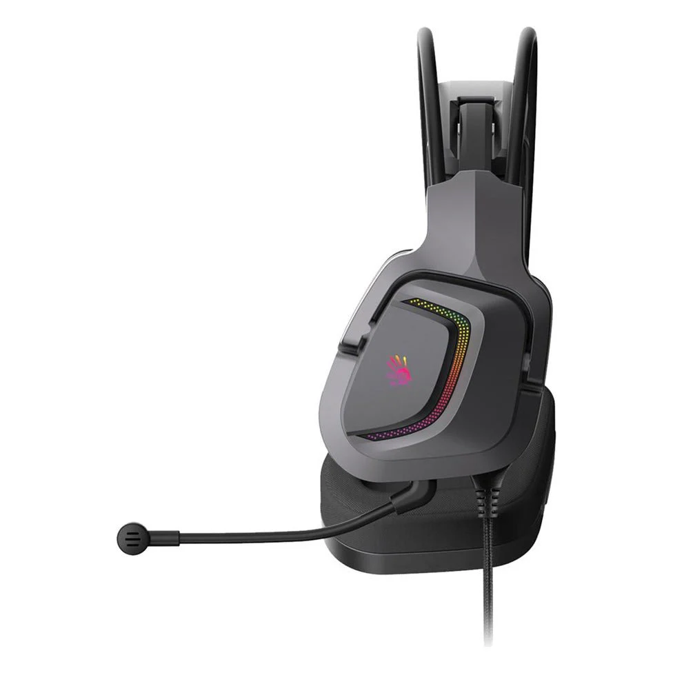 A4Tech bloody G575 Pro Dual Mode RGB Gaming Headset Grey - Image 3