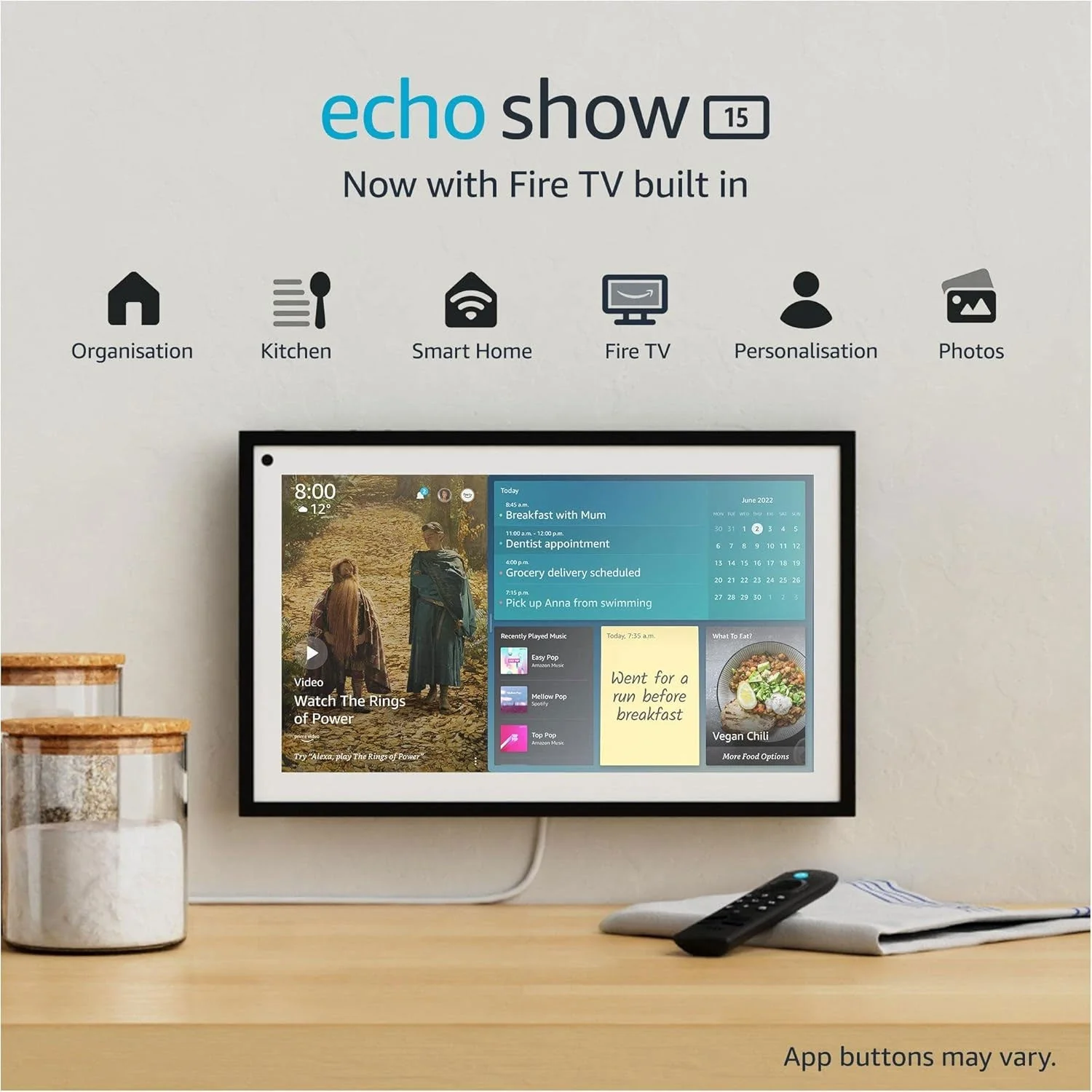Amazon Echo Show 15 Full HD 15.6" Smart Display - Image 2