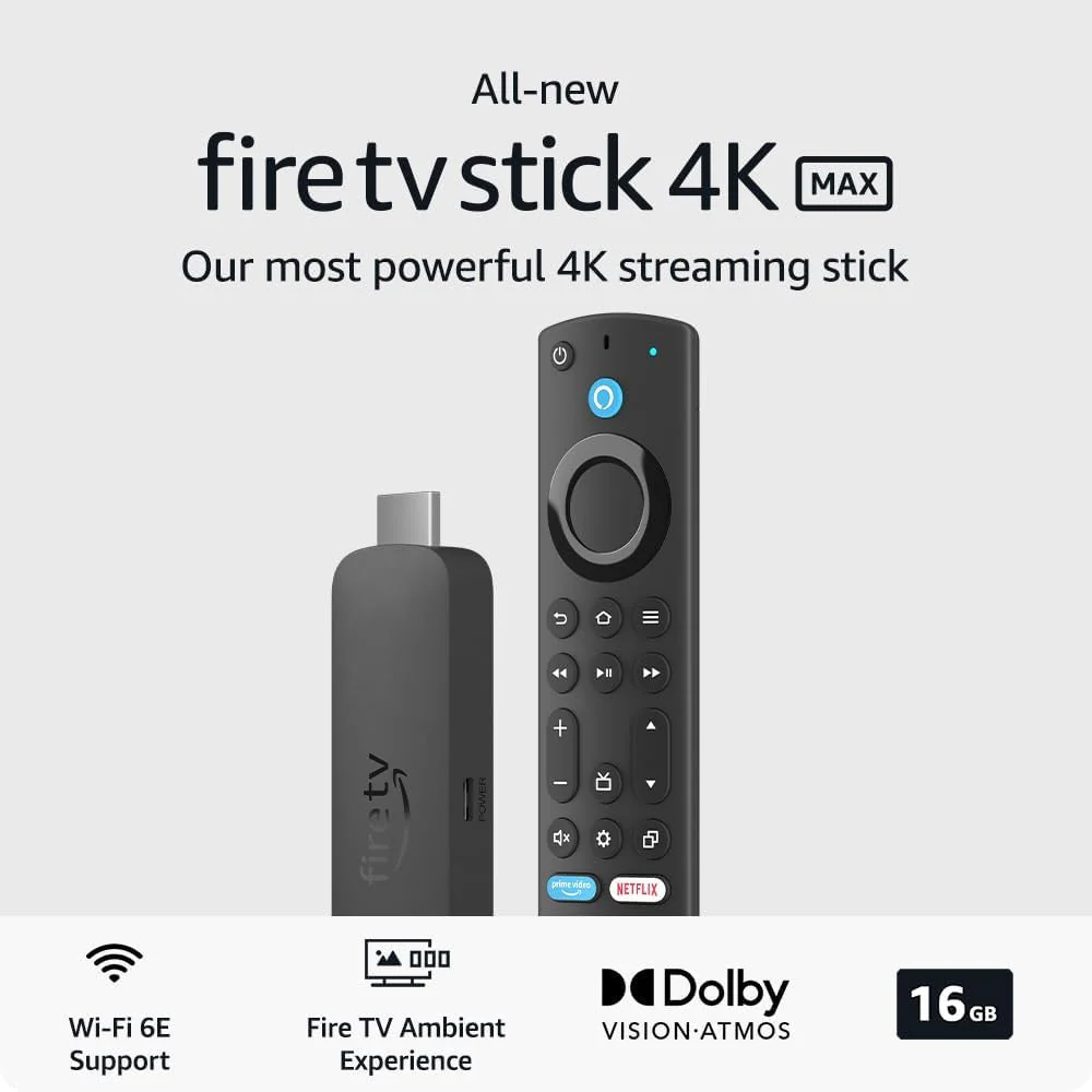 Amazon Fire TV Stick 4K Max 2nd Gen. 16GB - Wi-Fi 6E - Image 2