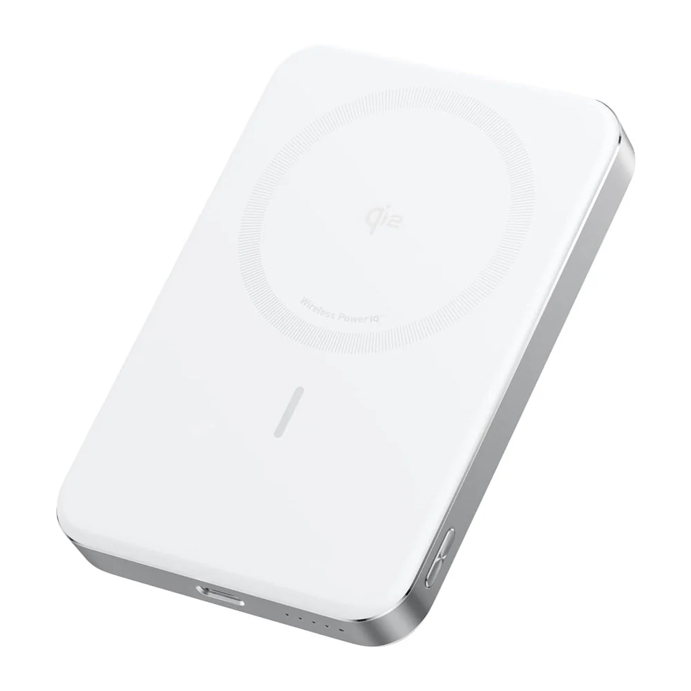 Anker MagGo 10K Slim Magnetic Power Bank White