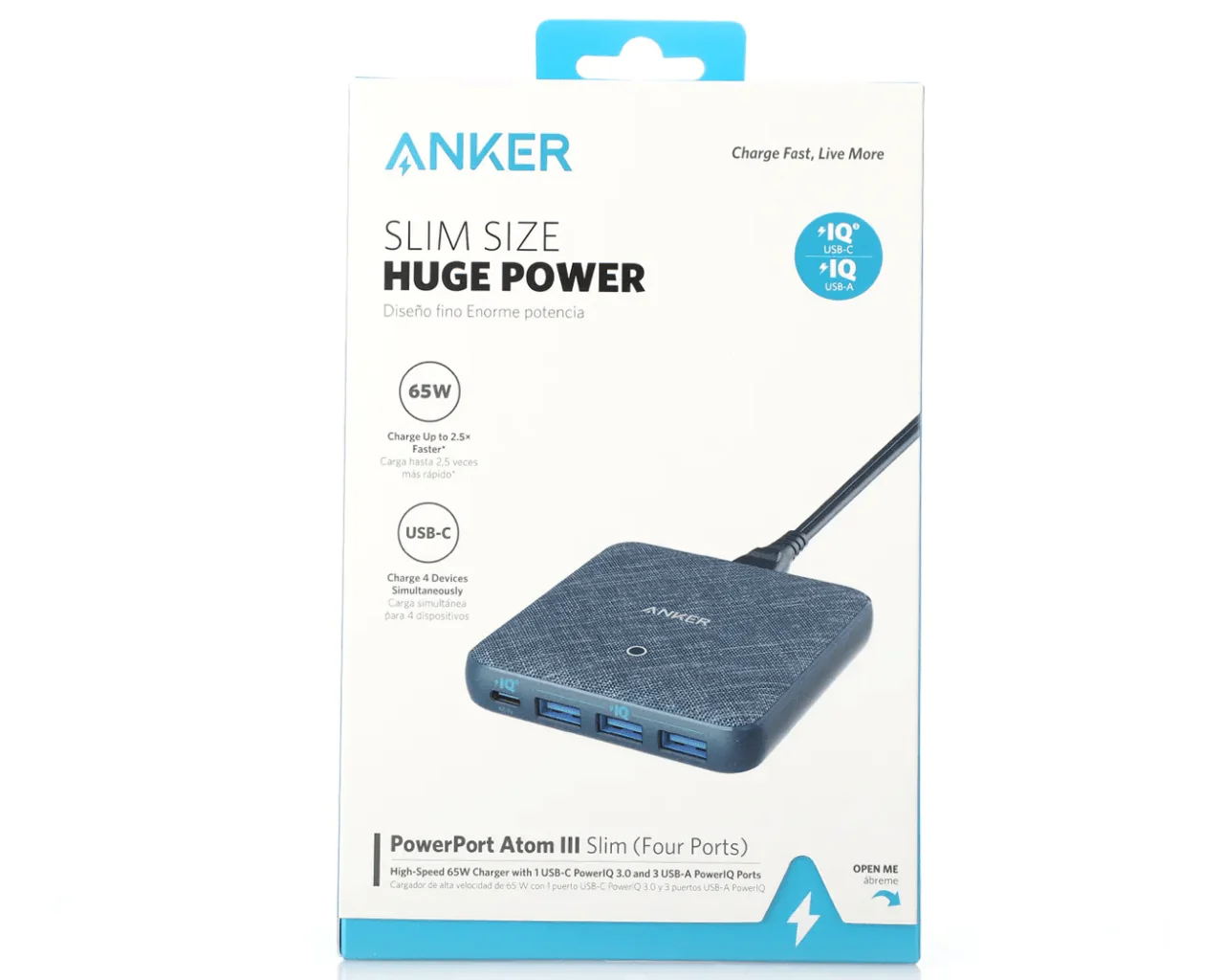 Anker Slim Size Huge PowerPort Atom III (Four Ports) 65W - Image 4