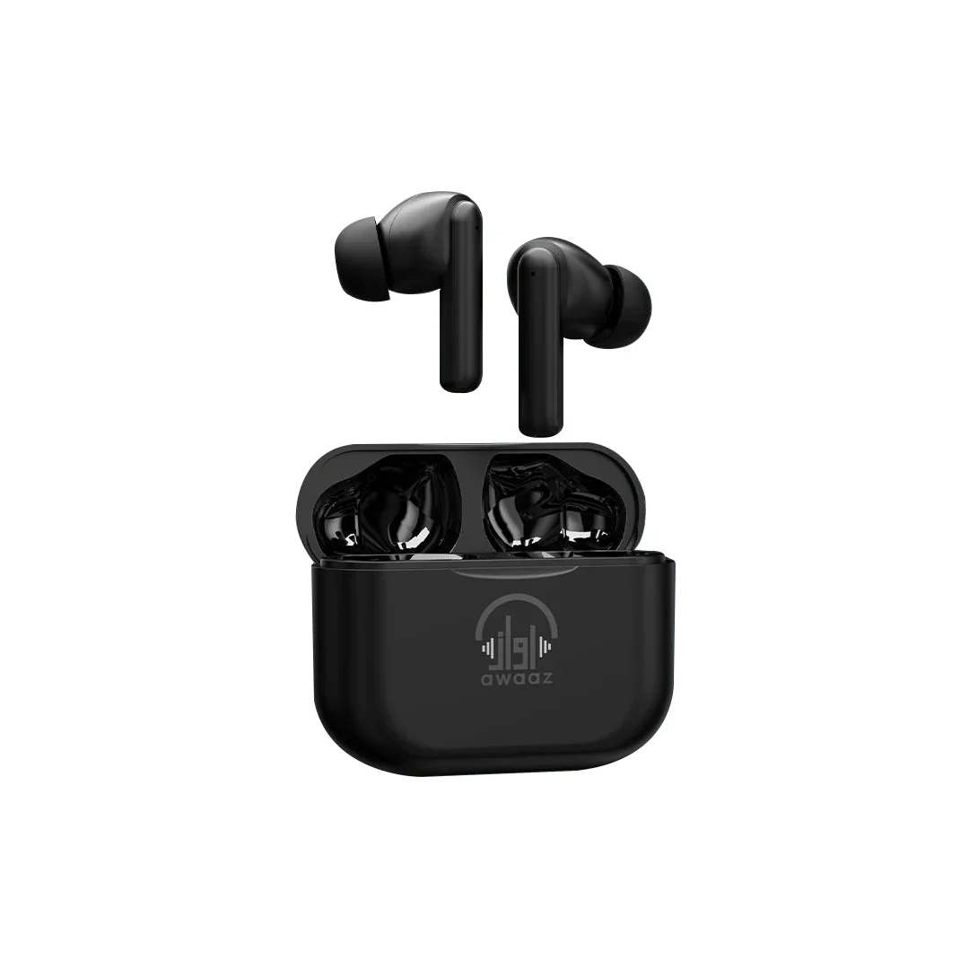 Awaaz Zabar True Wireless Buds Black - Image 2