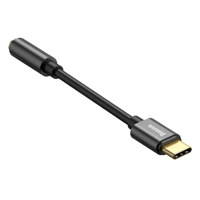 Baseus Type C Male to 3.5mm Female Adapter L54 Black - Image 2