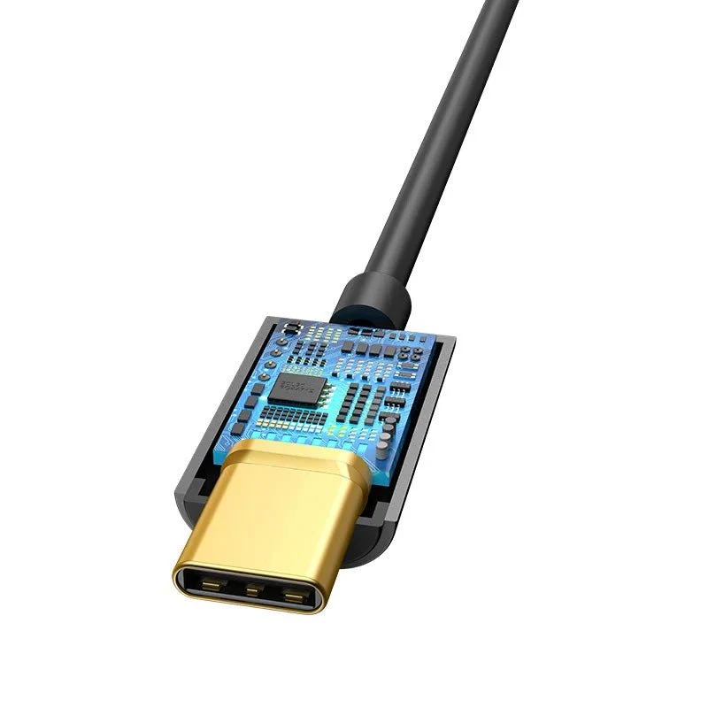 Baseus Type C Male to 3.5mm Female Adapter L54 Black - Image 3