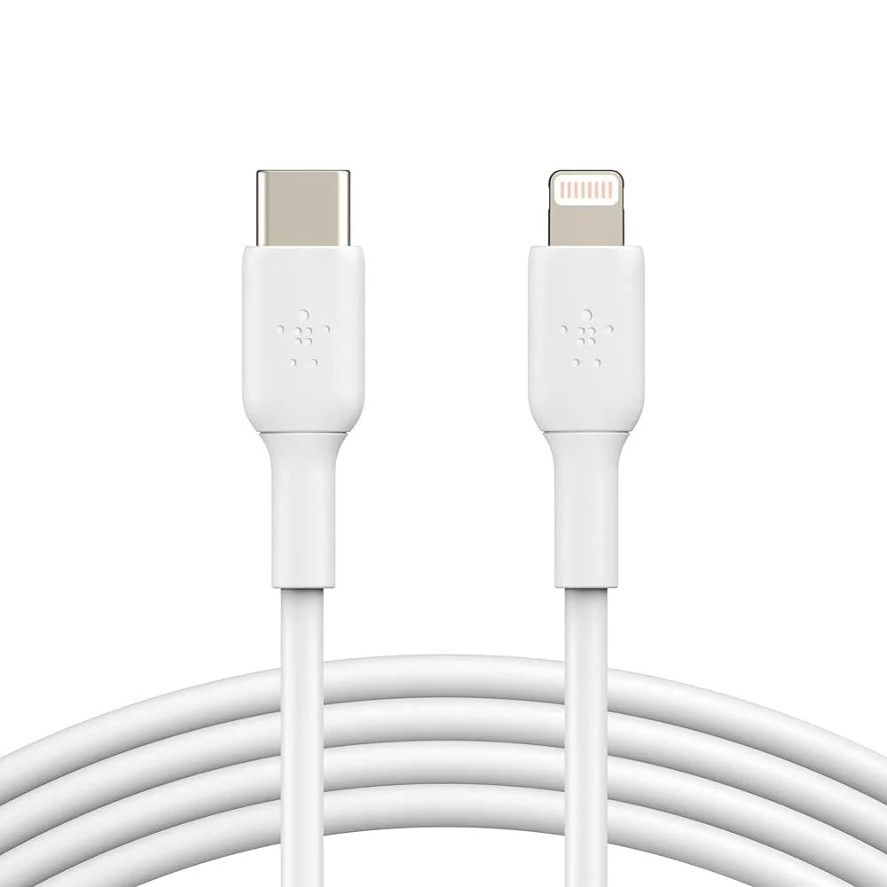 Belkin Boost Charge Flex Type C to Lightning Cable 1M White