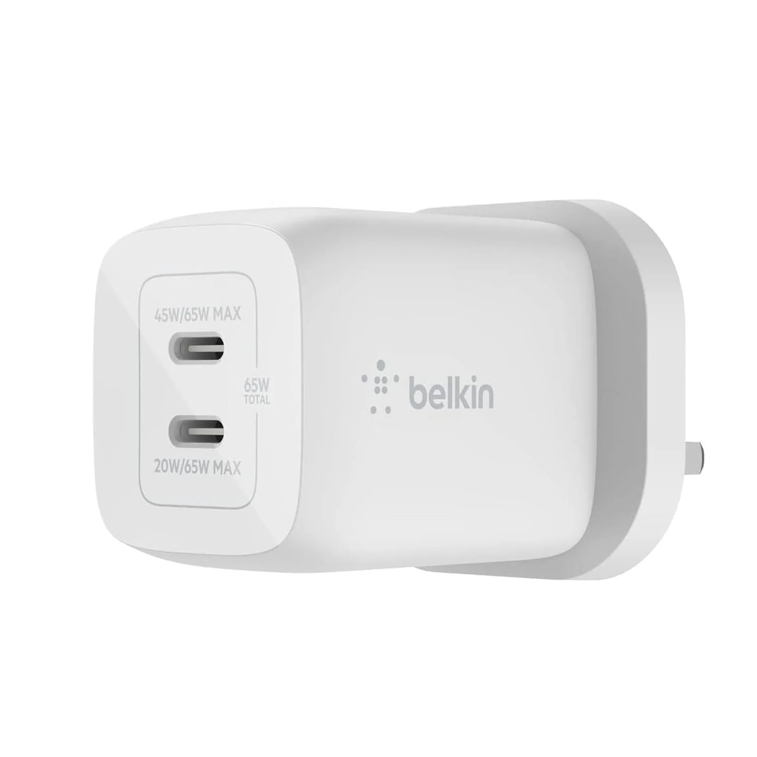 Belkin Boost Charge Pro Dual Type C Wall Charger 65W