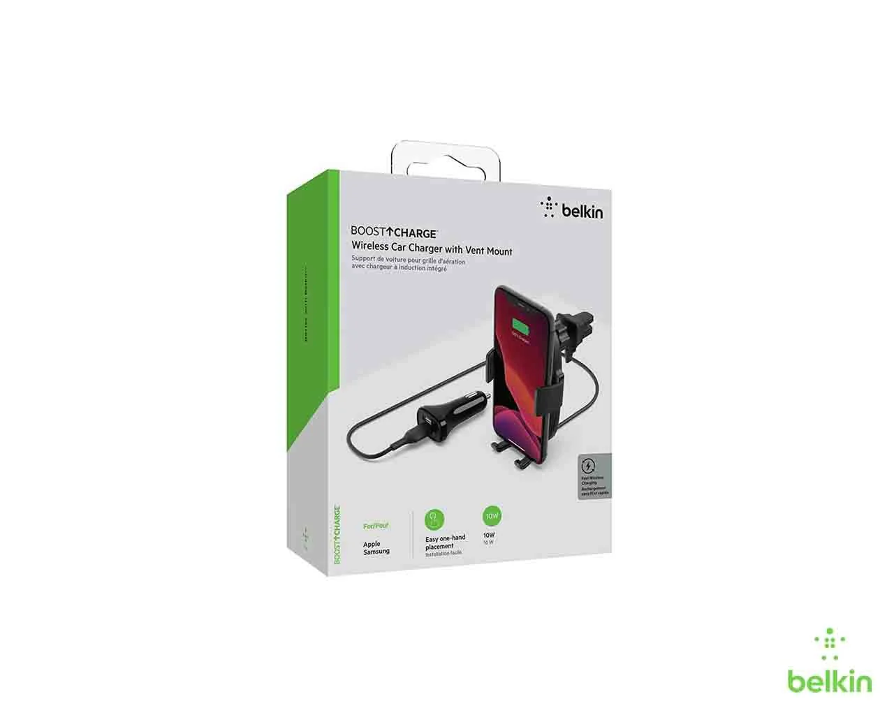 Belkin BOOST↑CHARGE™ Wireless Car Charger with Vent Mount 10W - Image 4