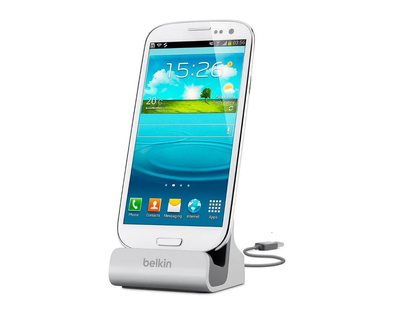 Belkin PowerHouse Micro USB Dock Silver - Image 4