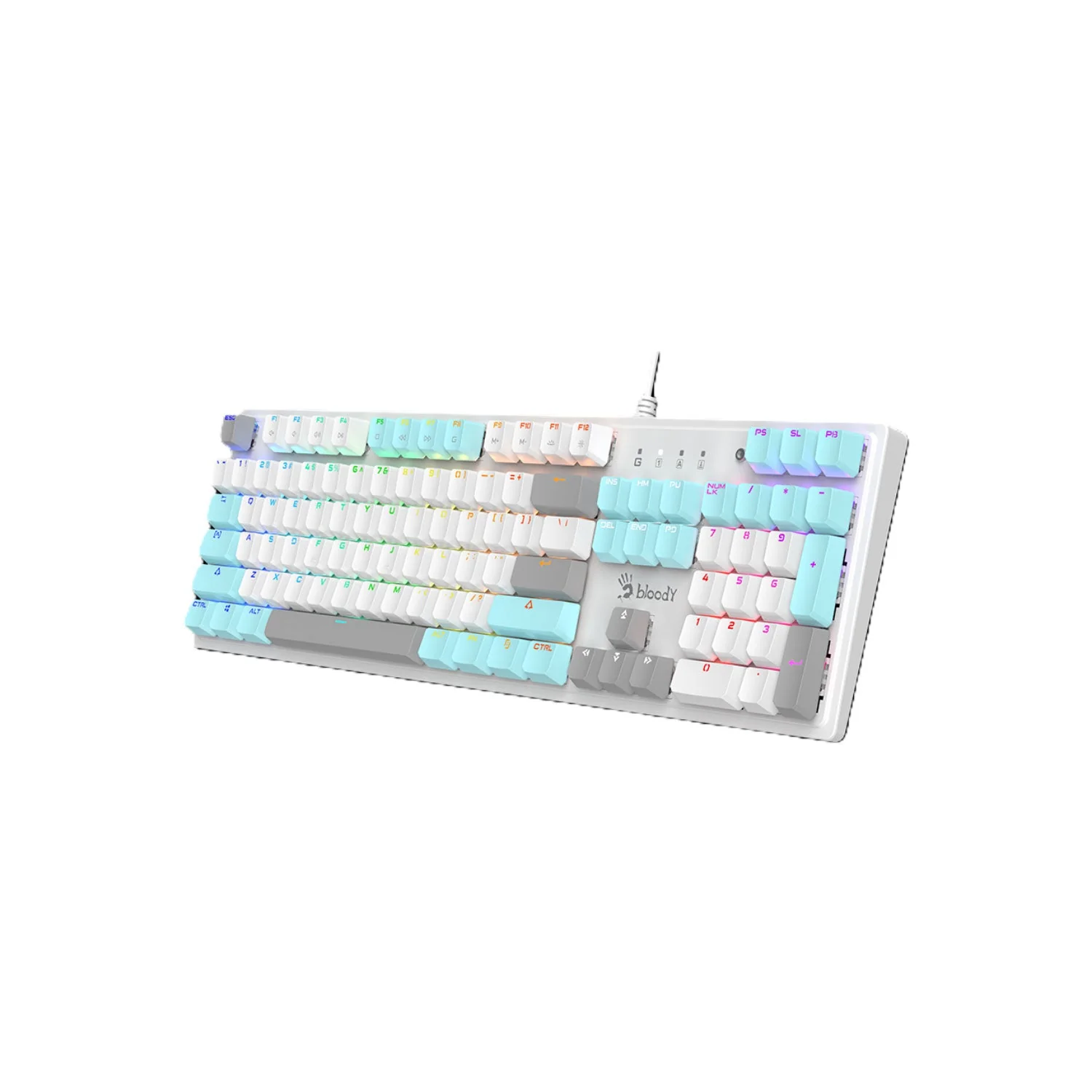 Bloody S520N Mechanical RGB Gaming Keyboard Red Plus Switch
