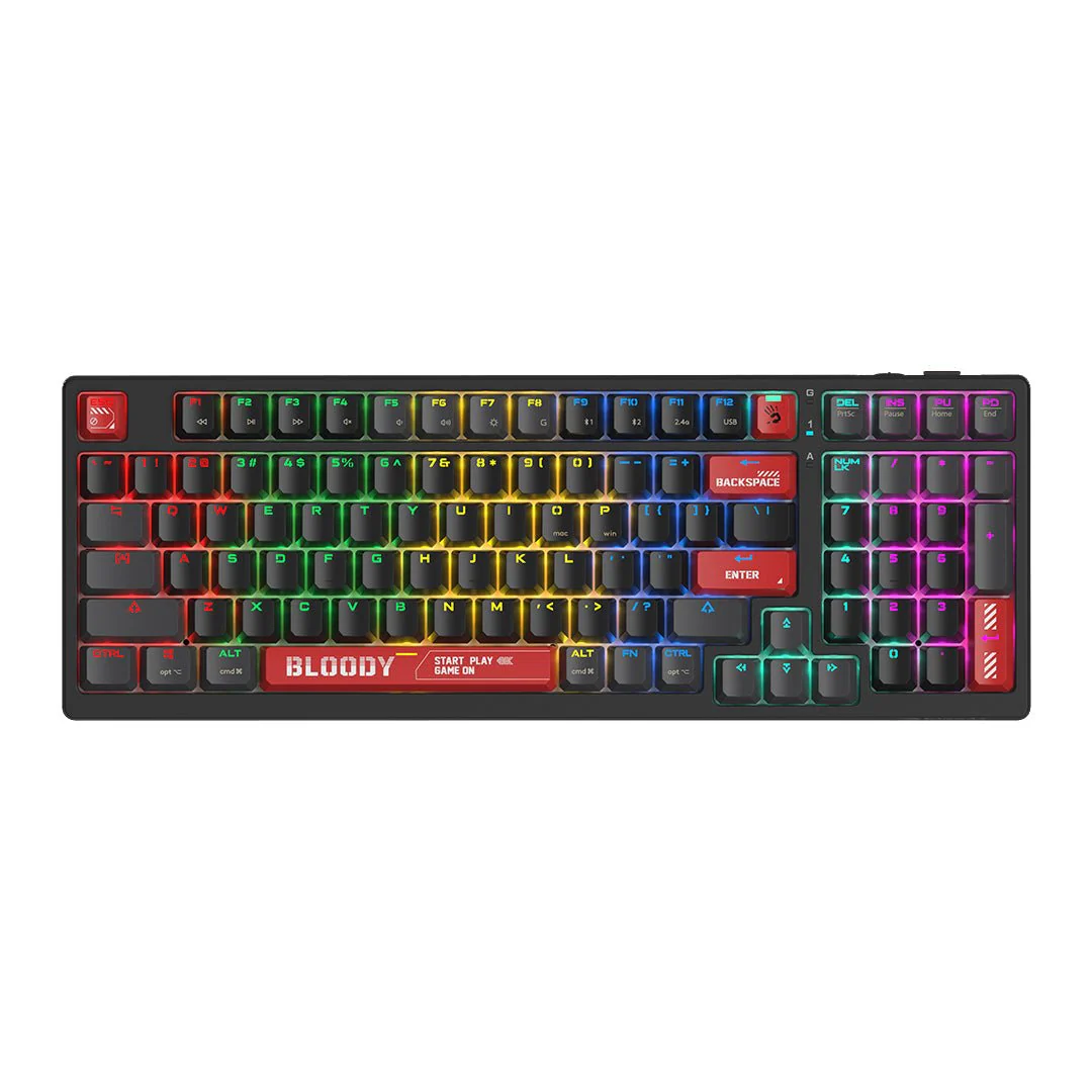 Bloody WS98 Dual Core Wireless Mechanical Keyboard Red Switch