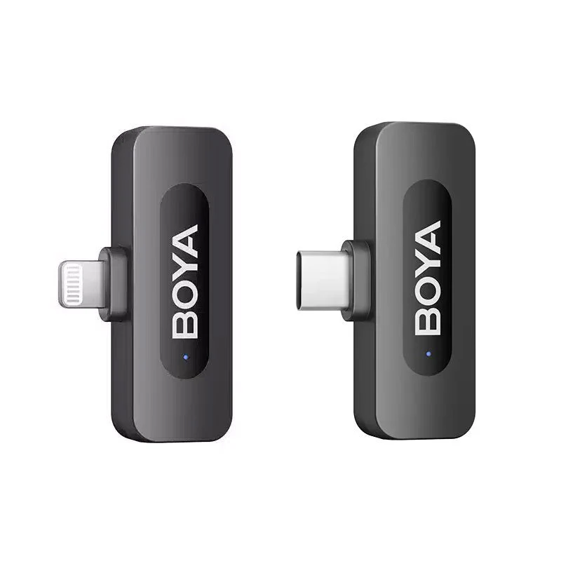 Boya BY-V3 Combo Dual Wireless Microphones Type C & Lightning - Image 3