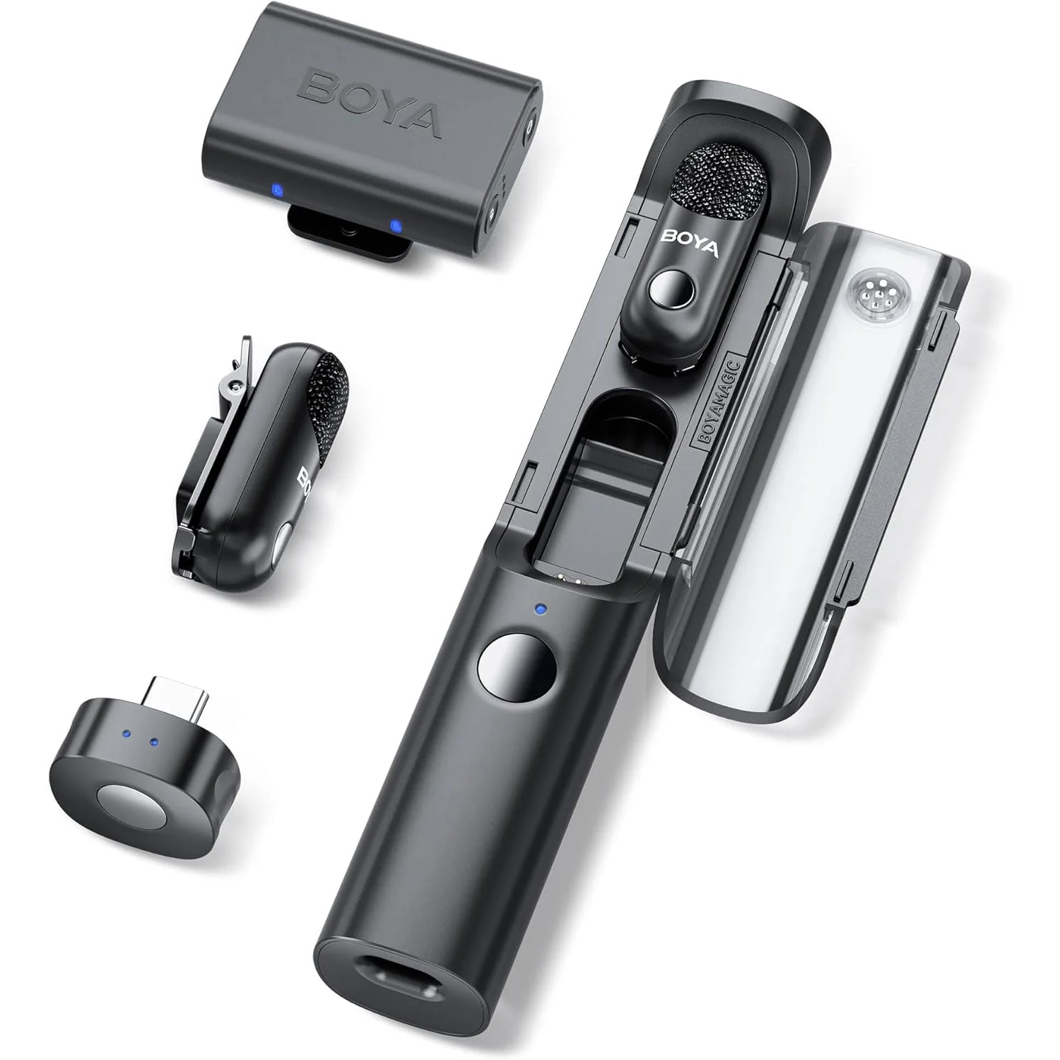 Boya Magic 03 AI Powered Transformable Wireless Microphone