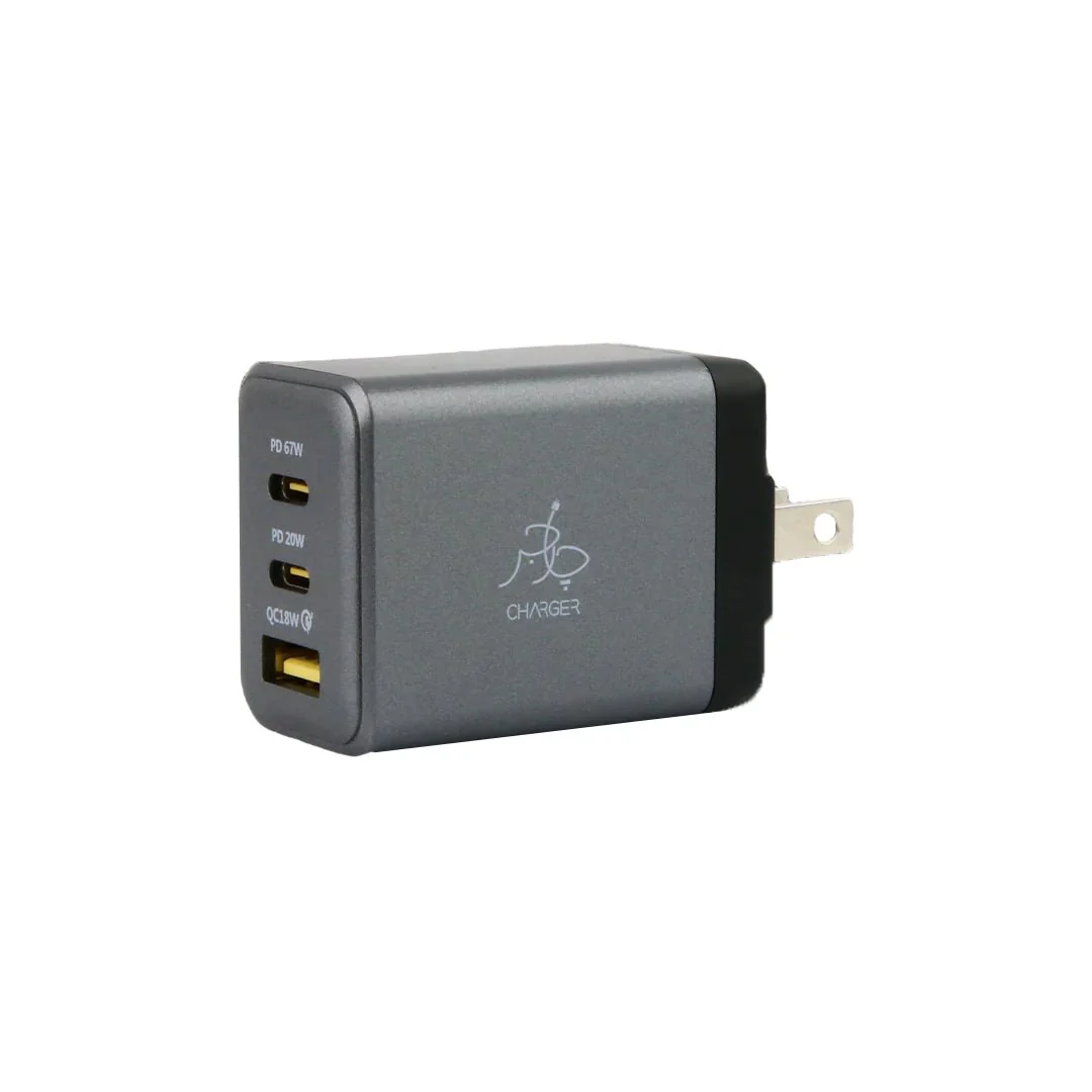 Charger GaNERGY Triple Port Wall GaN Wall Charger 67W
