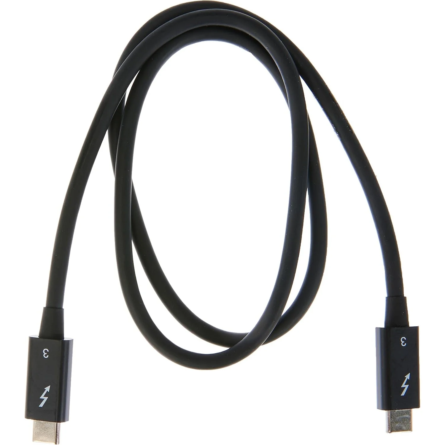ThunderBolt 3 Cable 0.7M Black - Image 2