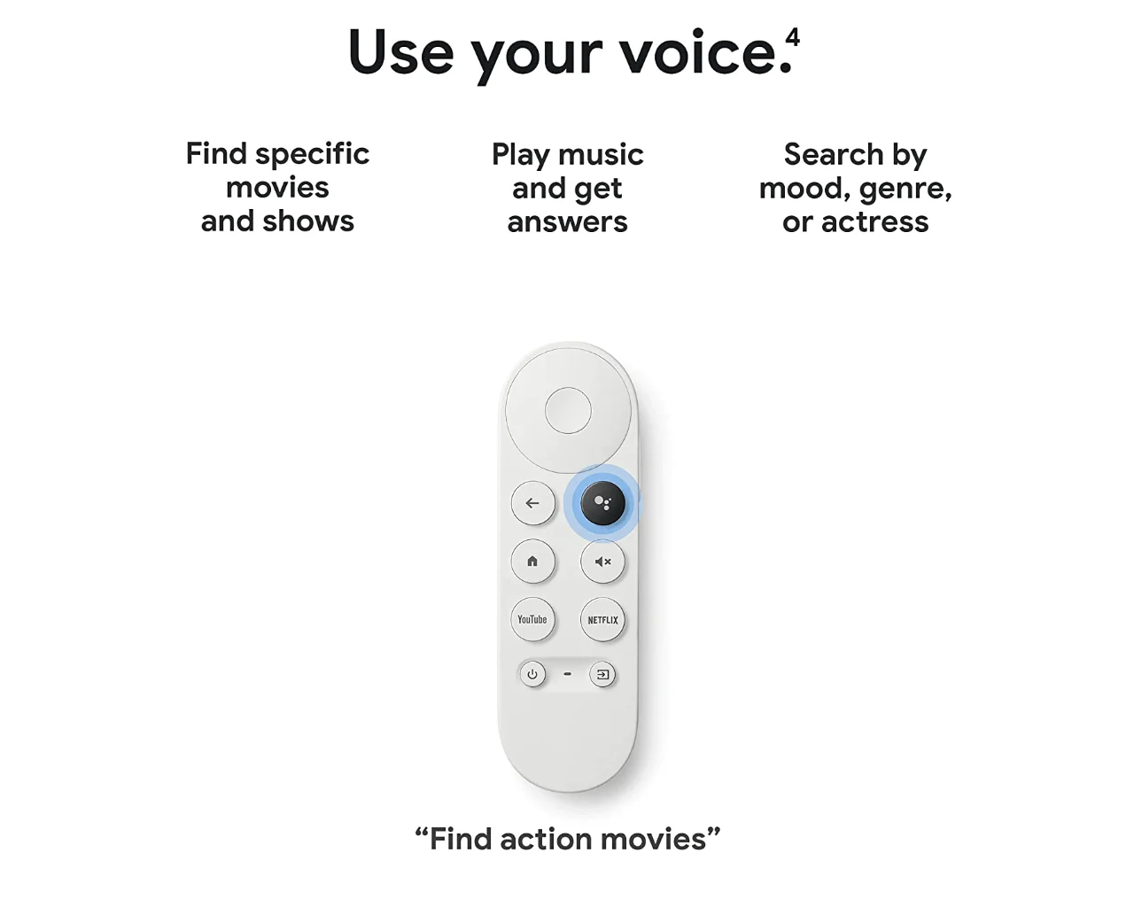 Chromecast with Google TV HD Snow - Image 2