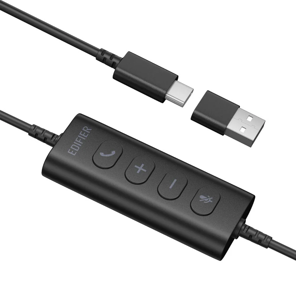 Edifier CC100 Wired Mono Headset with Microphone Black - Image 4