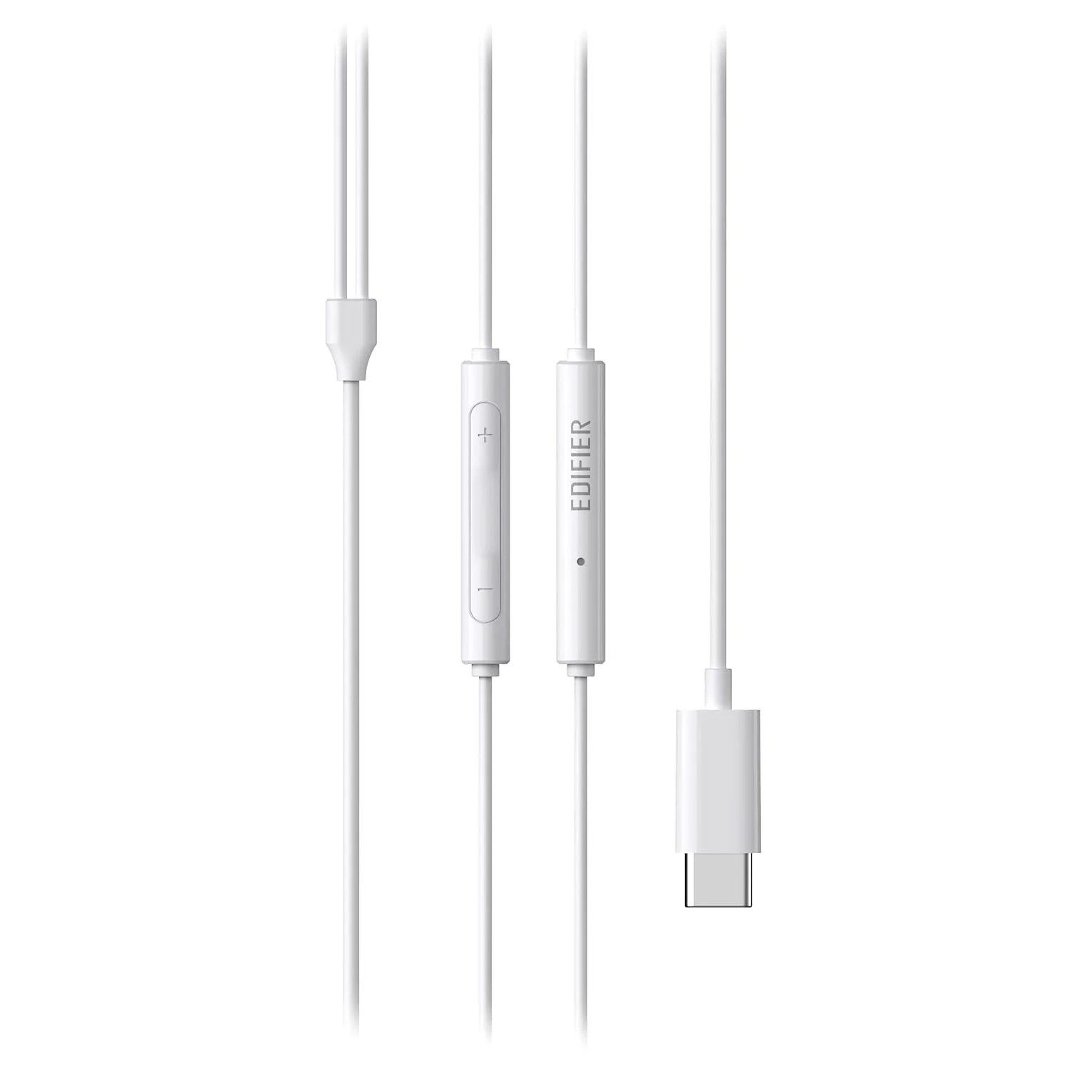 Edifier P180 Type C Wired Earphones White - Image 4