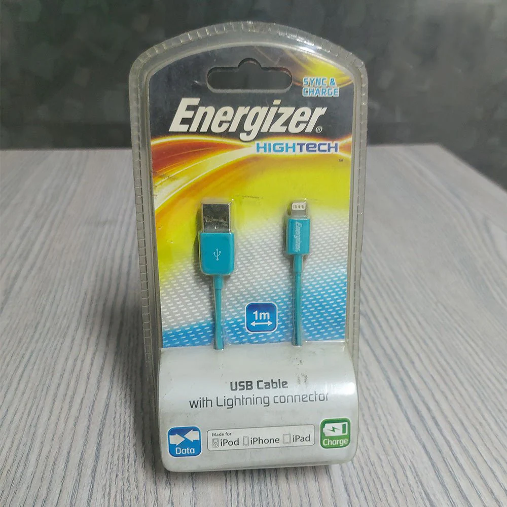 Energizer Hightech LIGHTNING cable for iPhone 1M