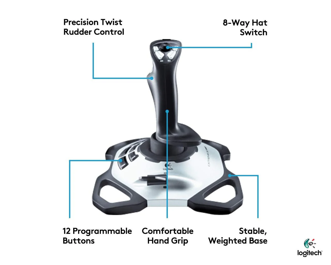 Logitech Extreme 3D Pro Joystick - Image 4