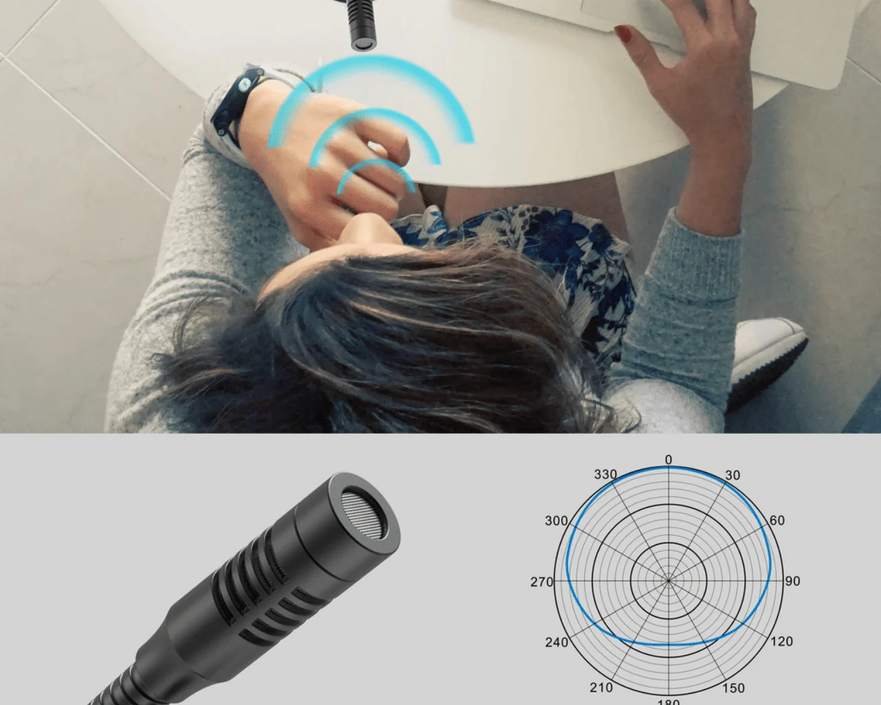 Fifine K050 USB Microphone Mini With Adjustable Gooseneck - Image 5