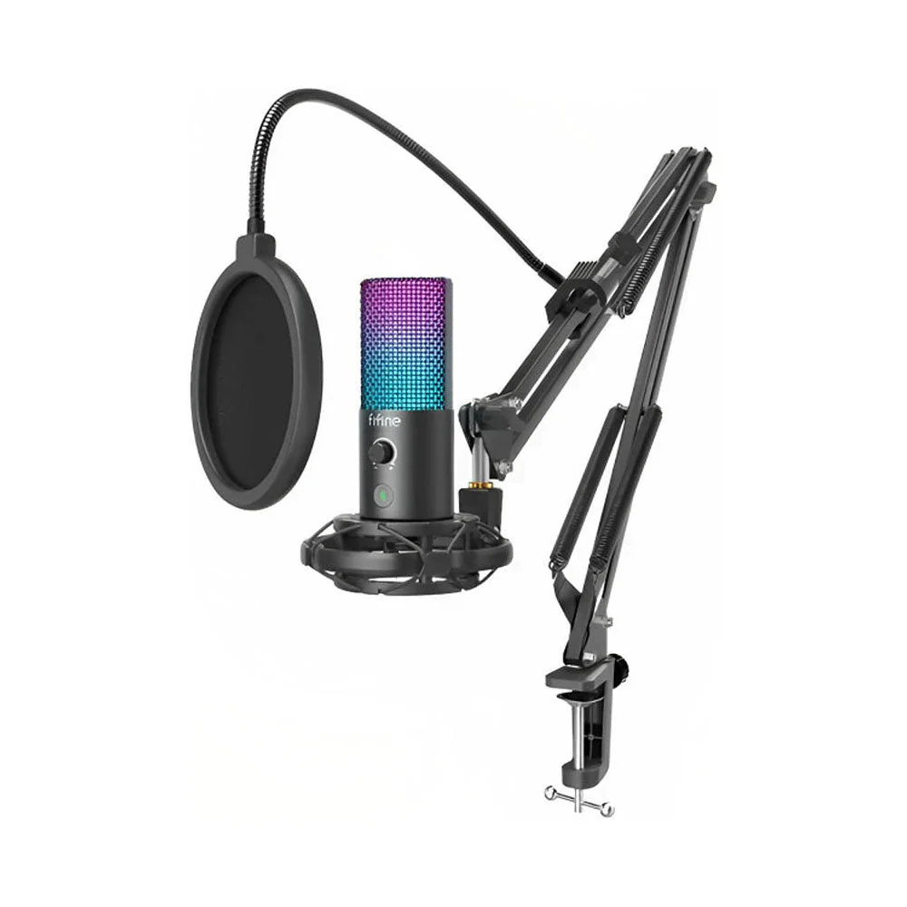 Fifine T669 Pro 3 RGB Gaming Microphone Bundle