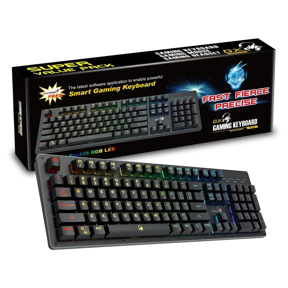 Genius Scorpion K10 Gaming Keyboard Black