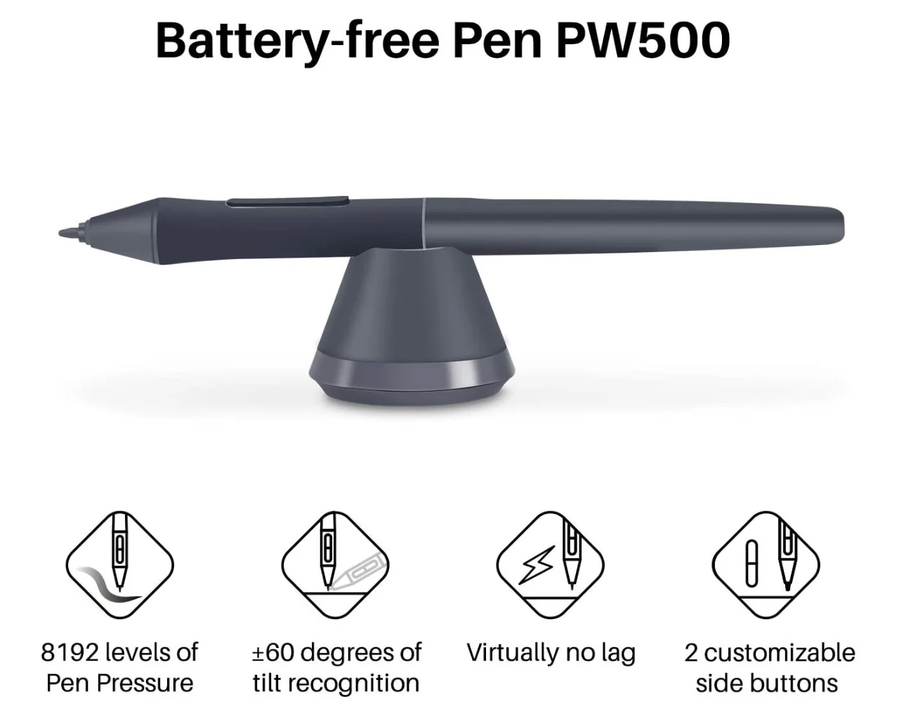 HUION HS611 Digital Graphics Drawing Tablet 10.1 X 6.35 inch - Image 6