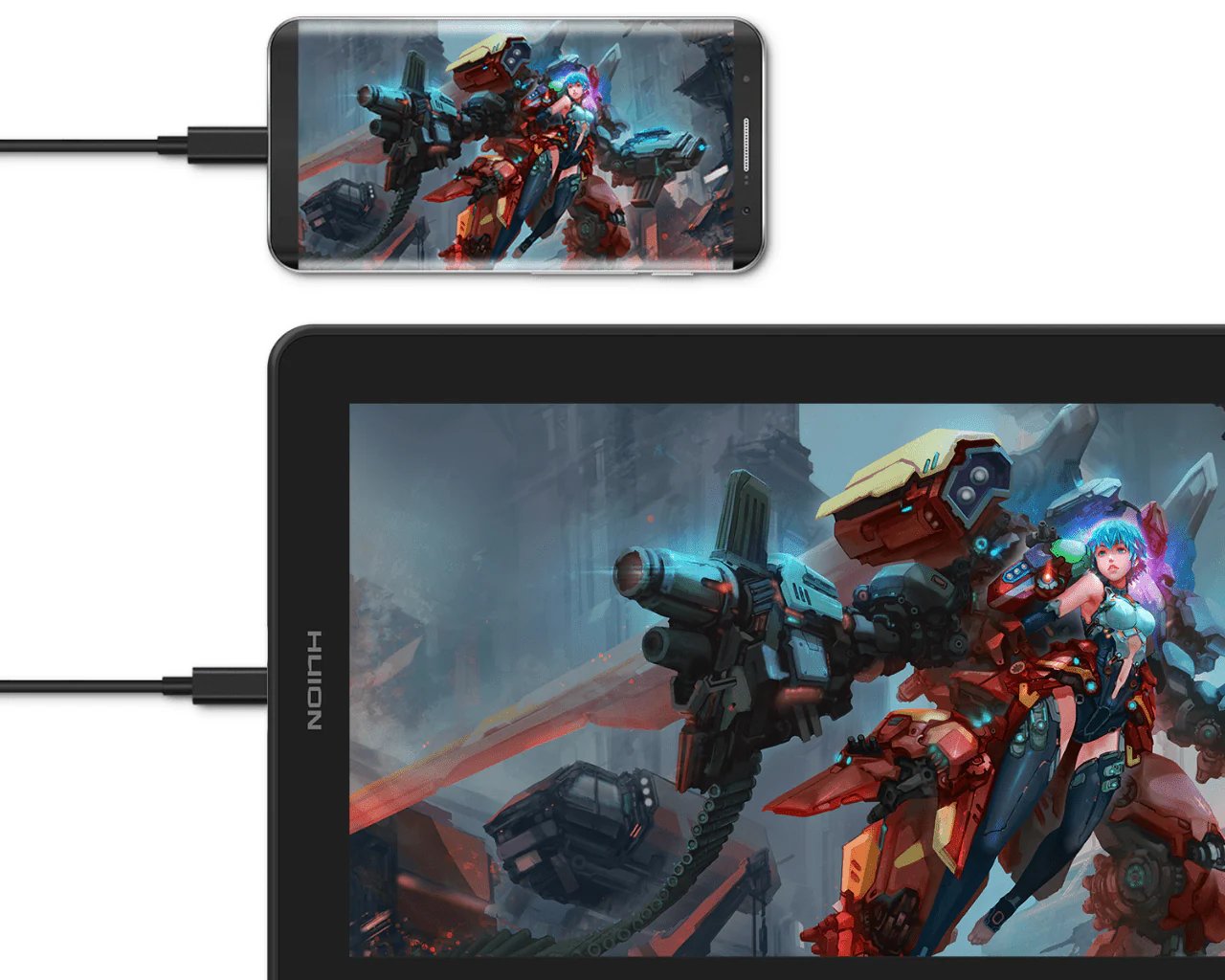 Huion Kamvas 13 Graphics Drawing Monitor with Full Lamination Screen - Image 5