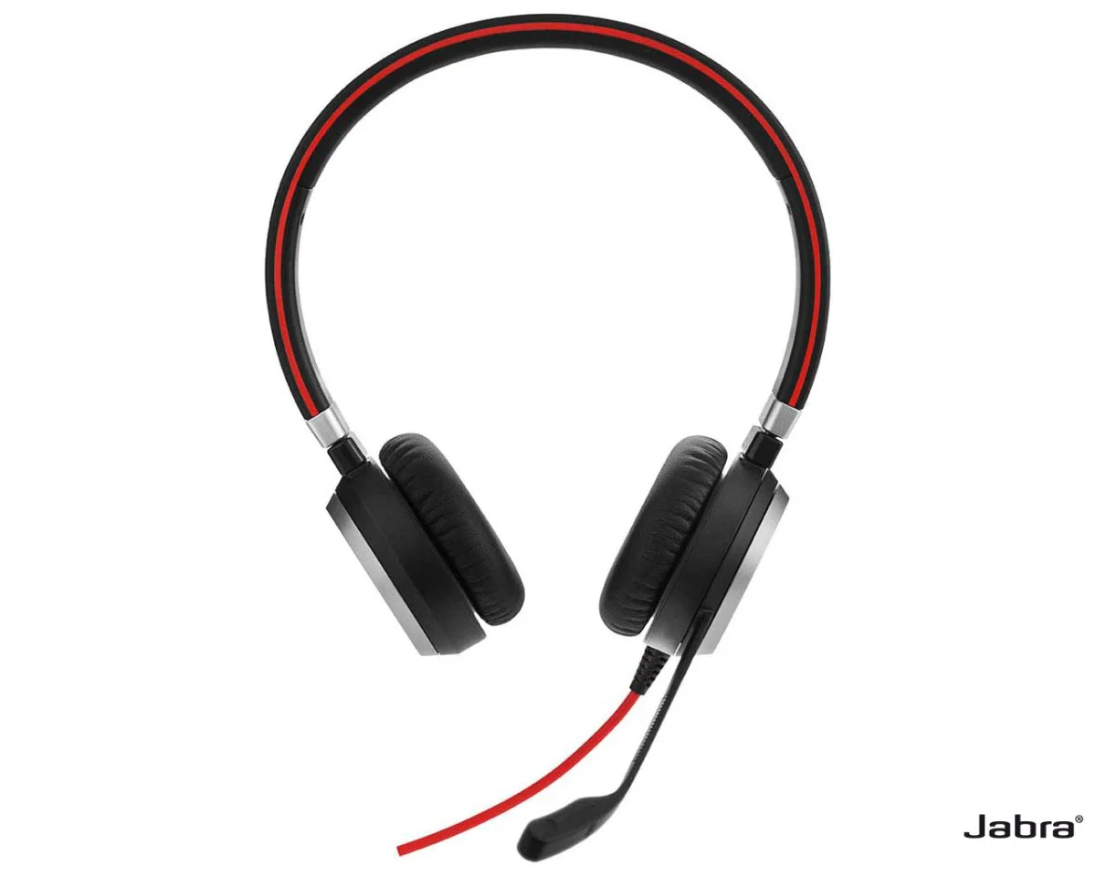 Jabra Evolve 40 UC Stereo Wired Headset - Black - Image 3