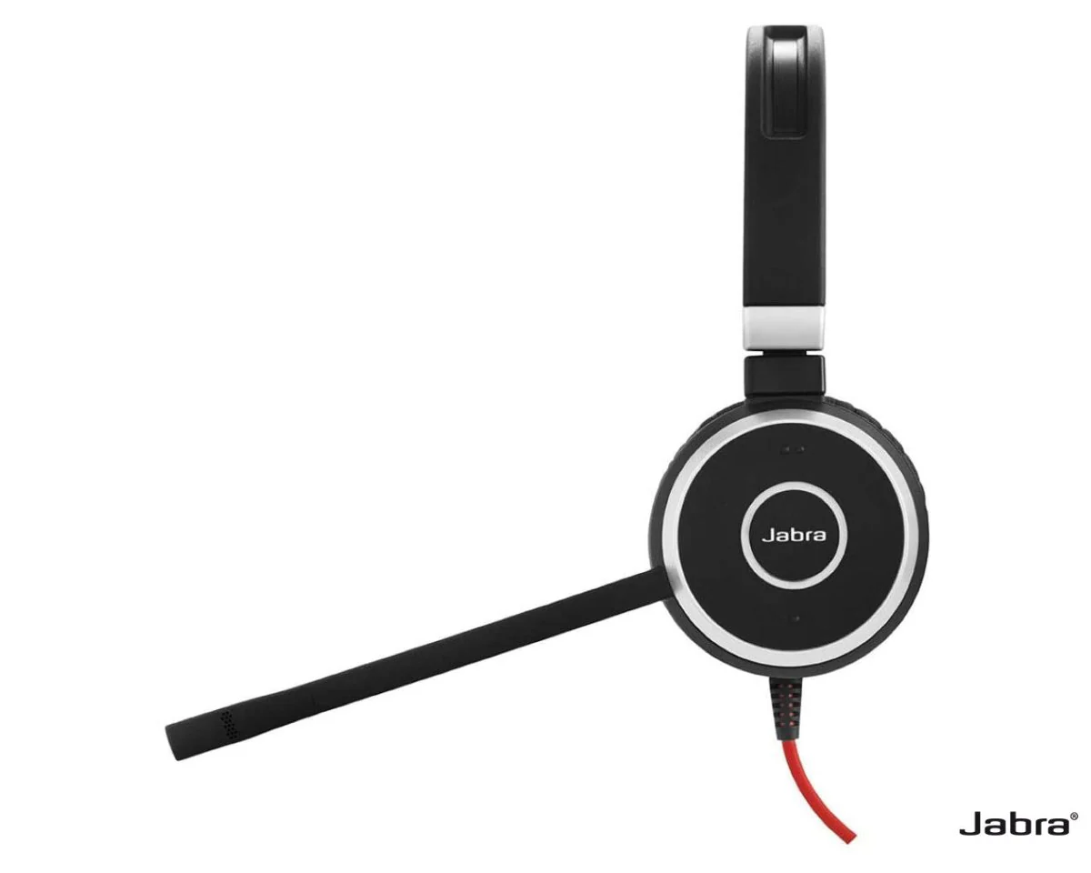 Jabra Evolve 40 UC Stereo Wired Headset - Black - Image 4