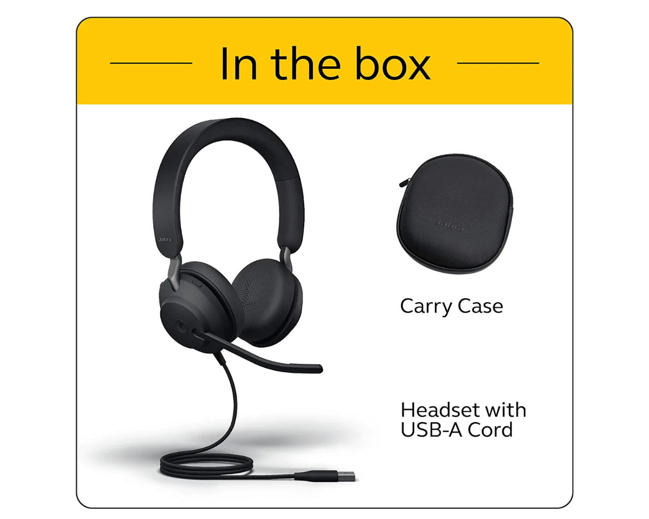 Jabra Evolve2 40 Stereo USB Headphones - Image 4