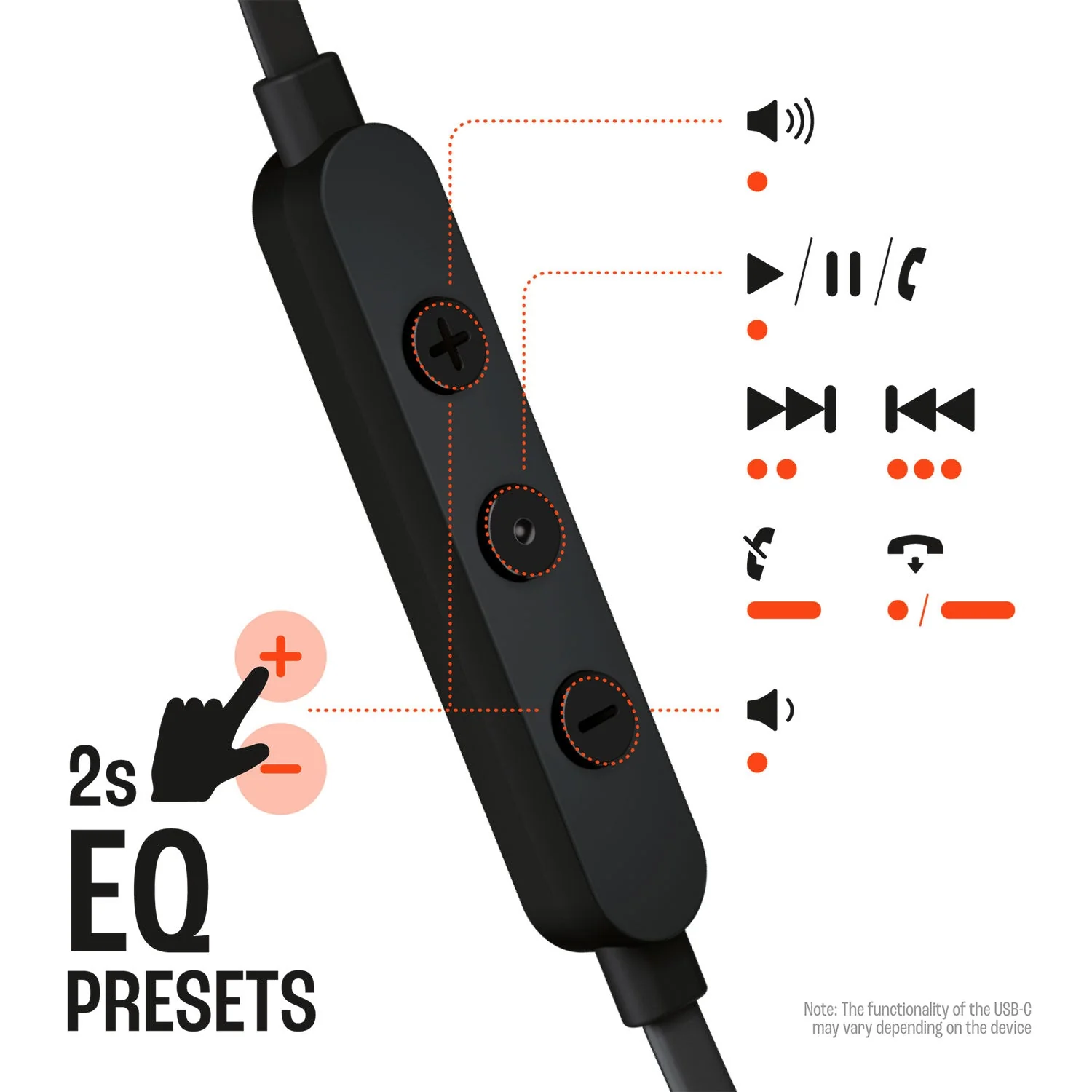 JBL Tune 310C Type C Earphones - Image 3