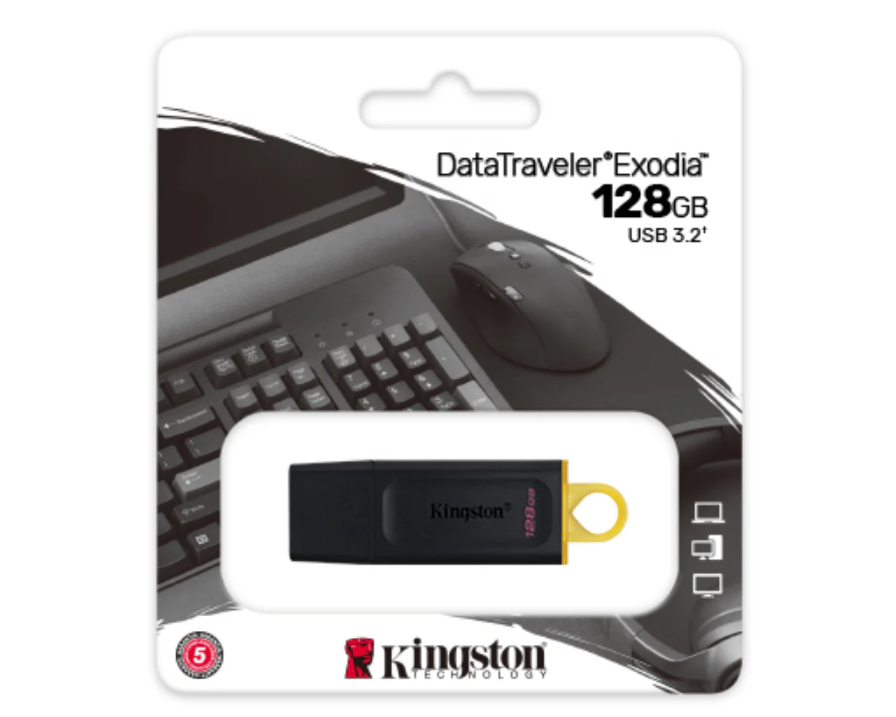 Kingston DataTraveler Exodia 3.2 Gen 1 USB Flash Drive - Image 3
