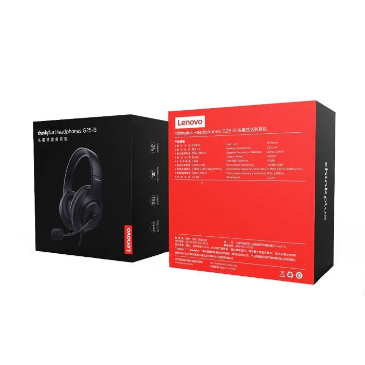 Lenovo ThinkPlus G25-B USB Headphones Black - Image 2