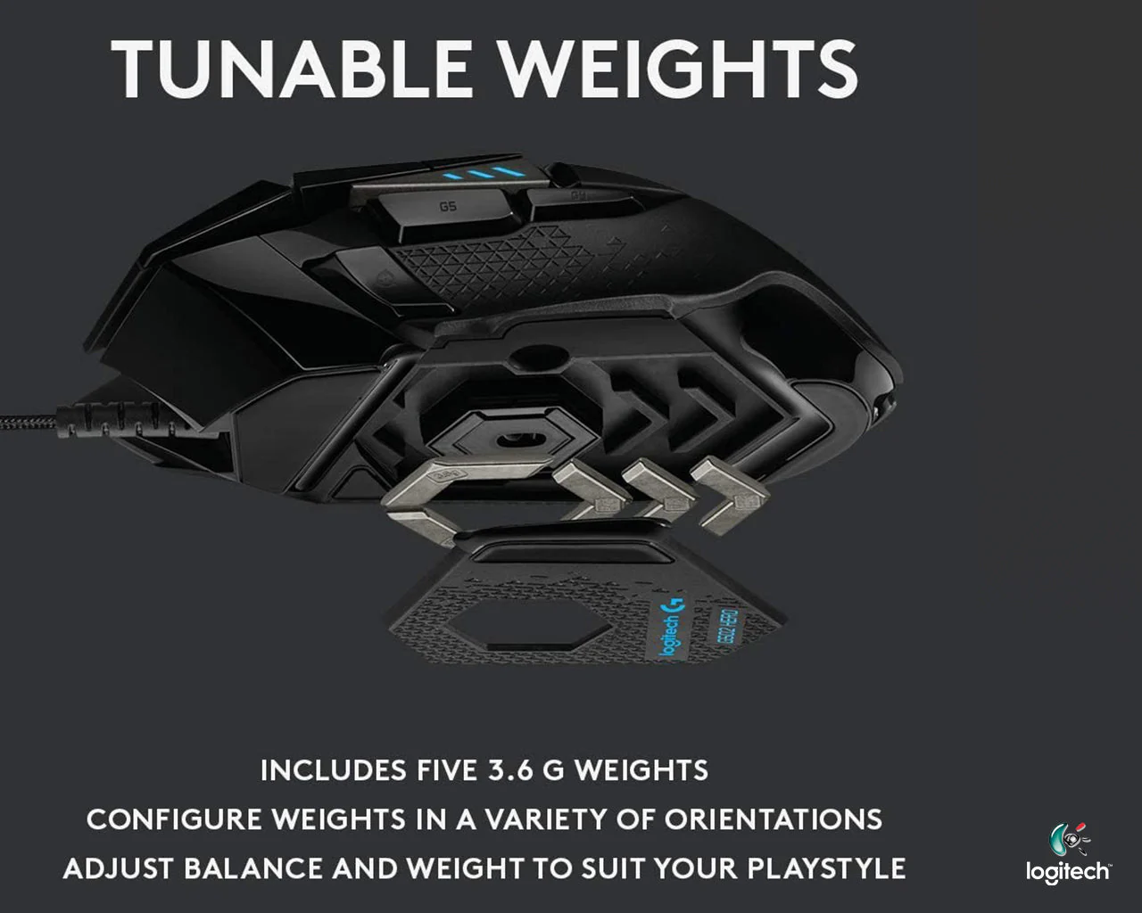 Logitech G502 Hero Gaming Mouse - Image 3