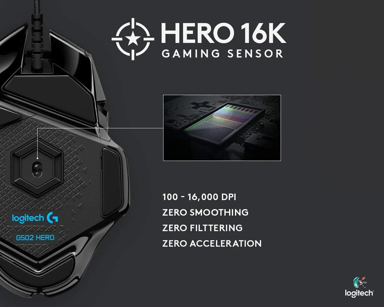 Logitech G502 Hero Gaming Mouse - Image 4