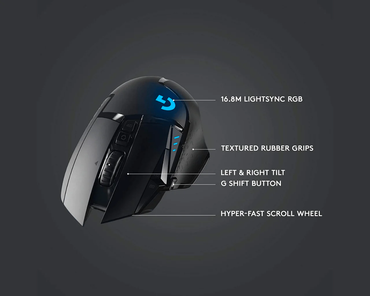 Logitech G502 Wireless Gaming Mouse 910-005568 - Image 5