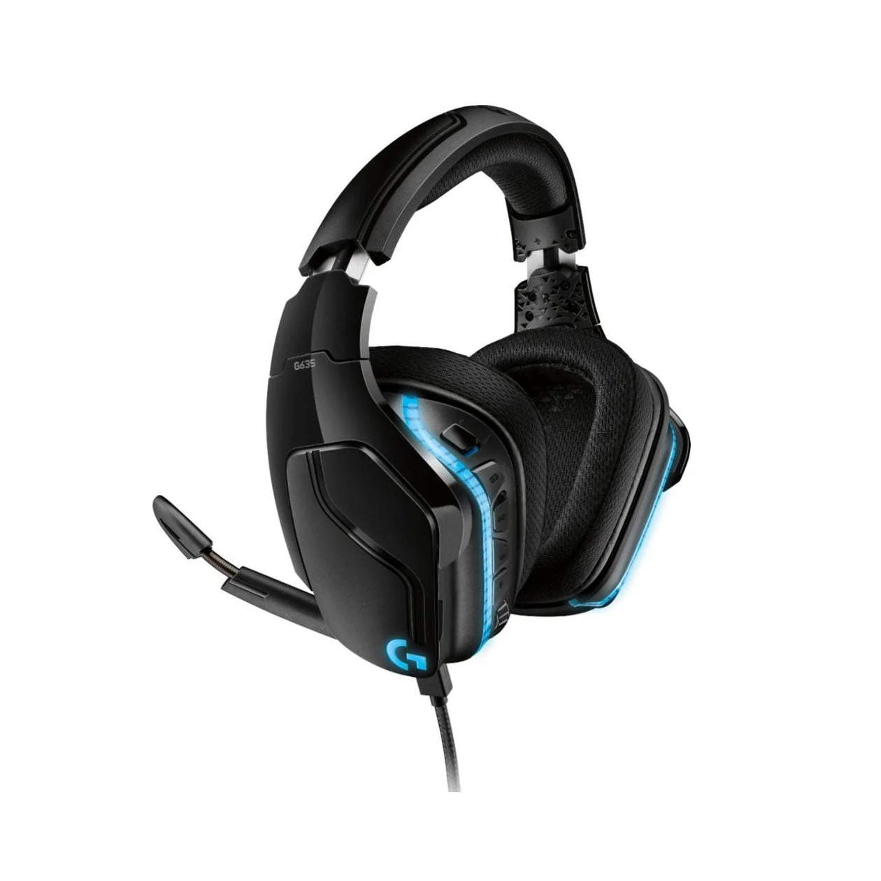 Logitech G635 Wired 7.1 Light Sync Gaming Headphones