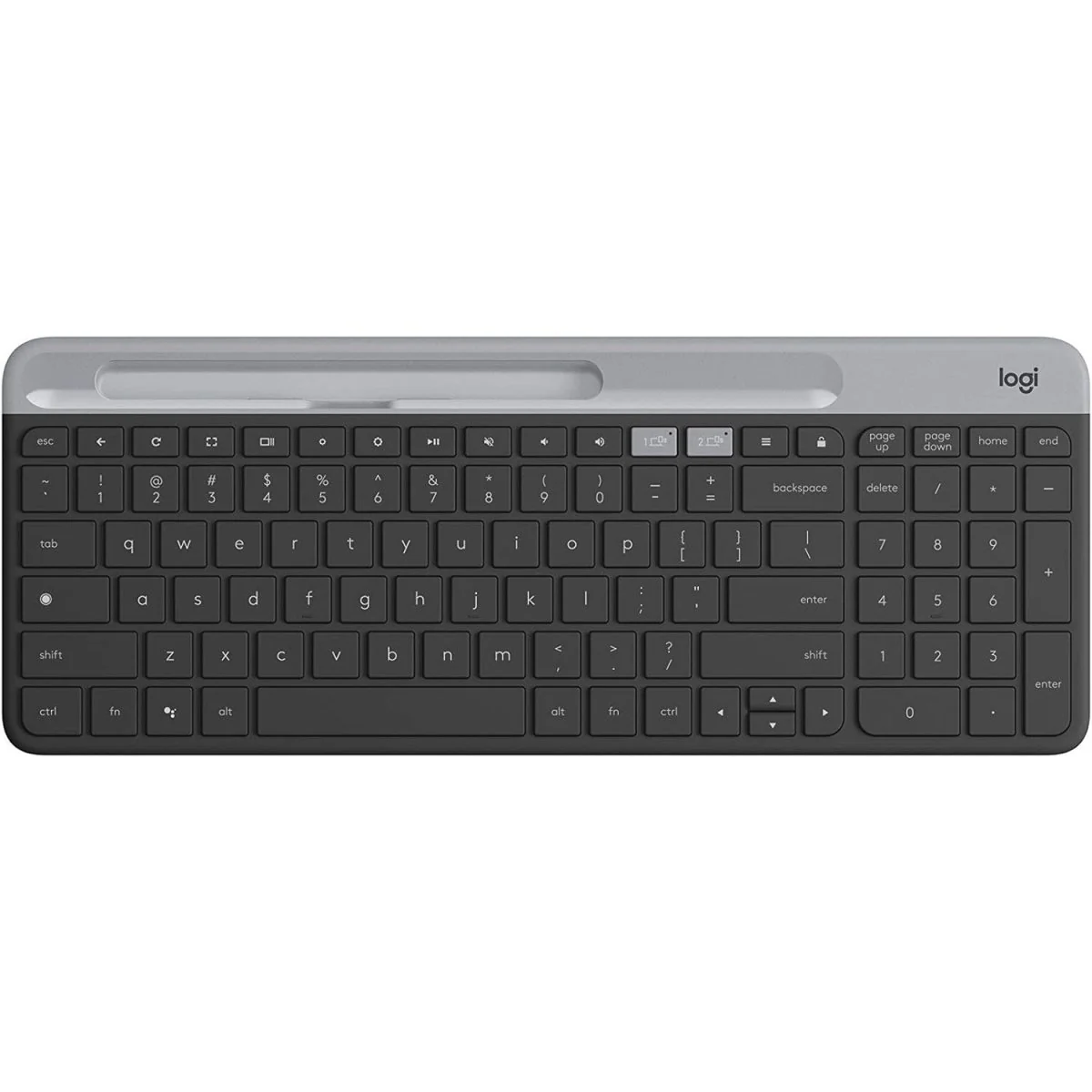 Logitech K580 Slim Multi Device Wireless Keyboard Black - Image 2