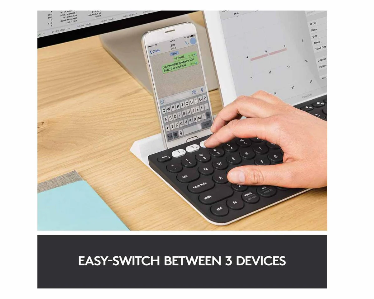 Logitech K780 Multi-Device Wireless Keyboard - Image 4