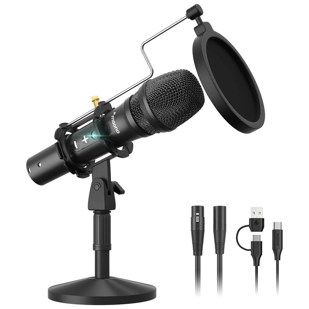 Maono AU-HD300T Cardioid Dynamic USB/XLR Microphone