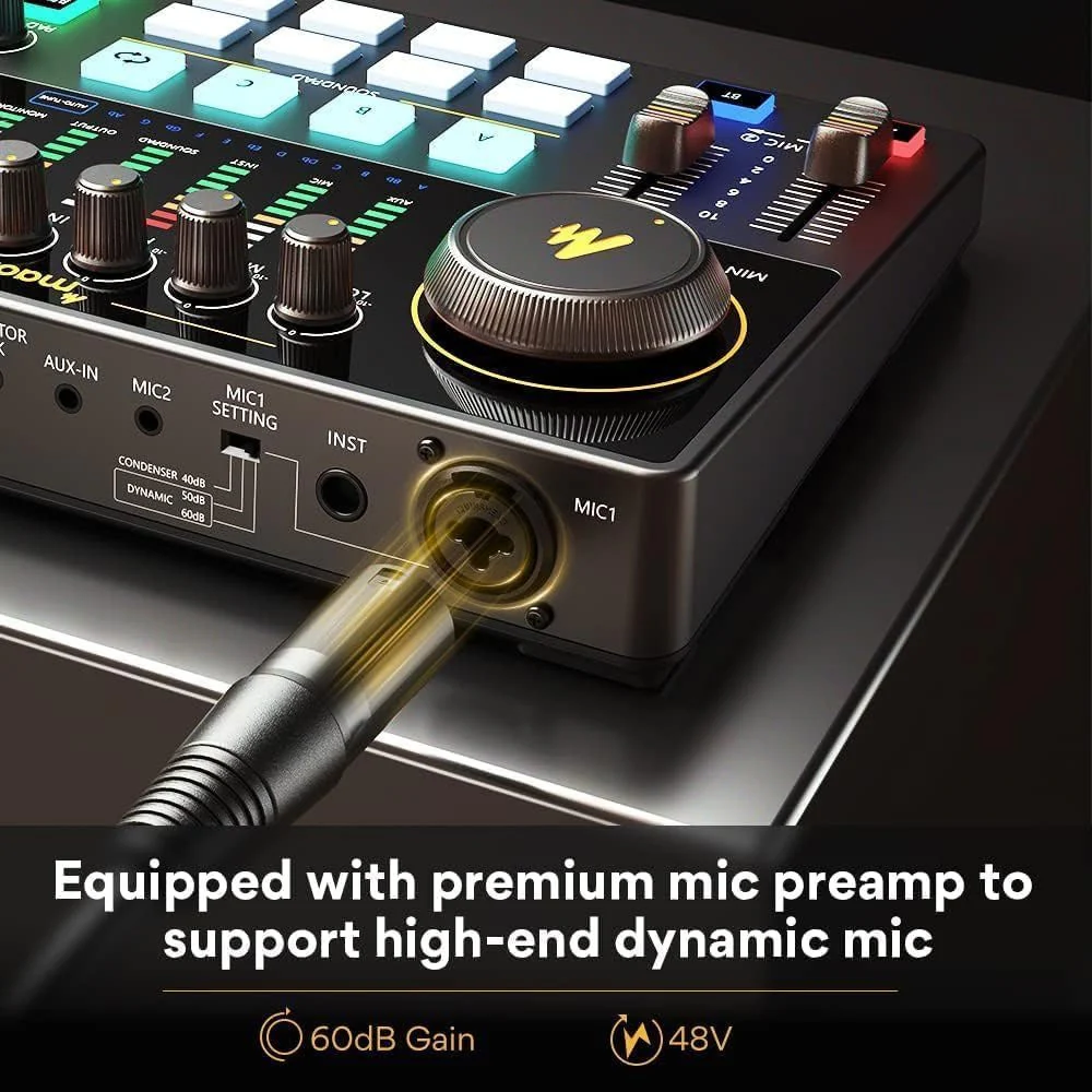 Maono Caster E2 Podcasting Mixing Console - Image 3