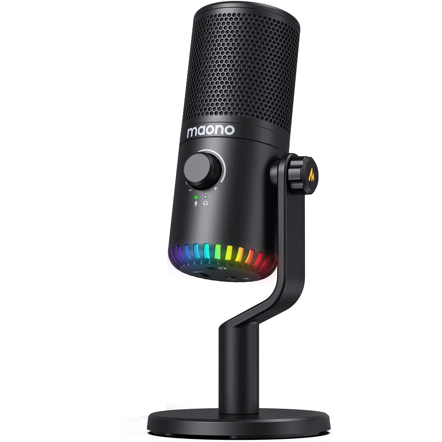 Maono DM30 RGB USB Condenser Microphone Black