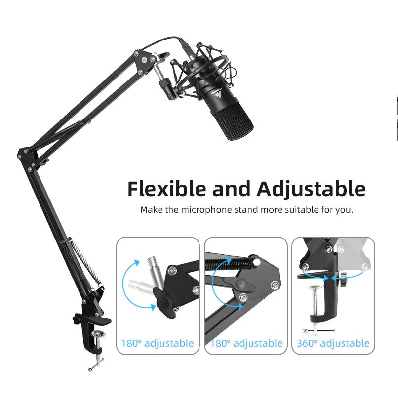 Maono Microphone Boom Arm Black - Image 2