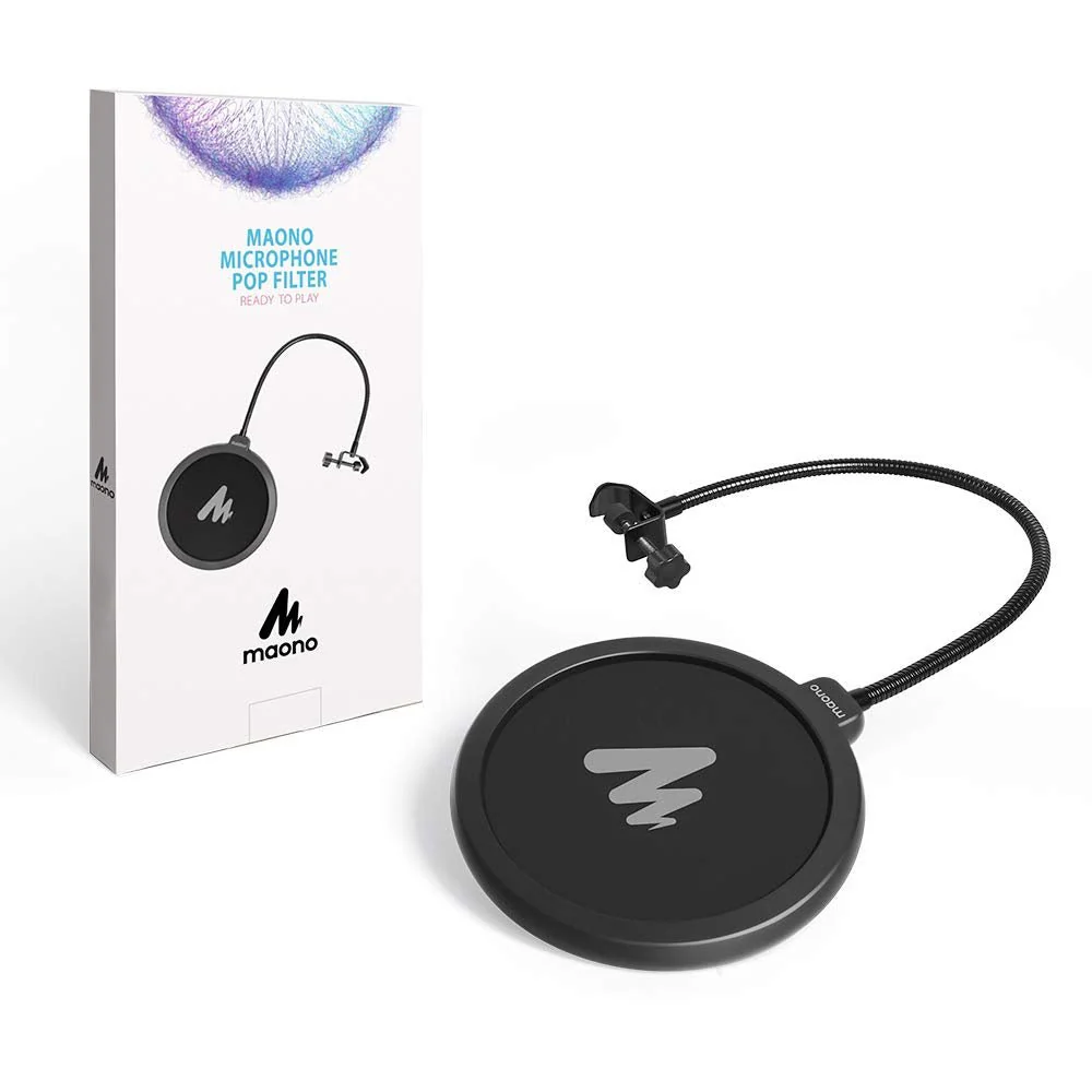 Maono Microphone Pop Filter Black - Image 3