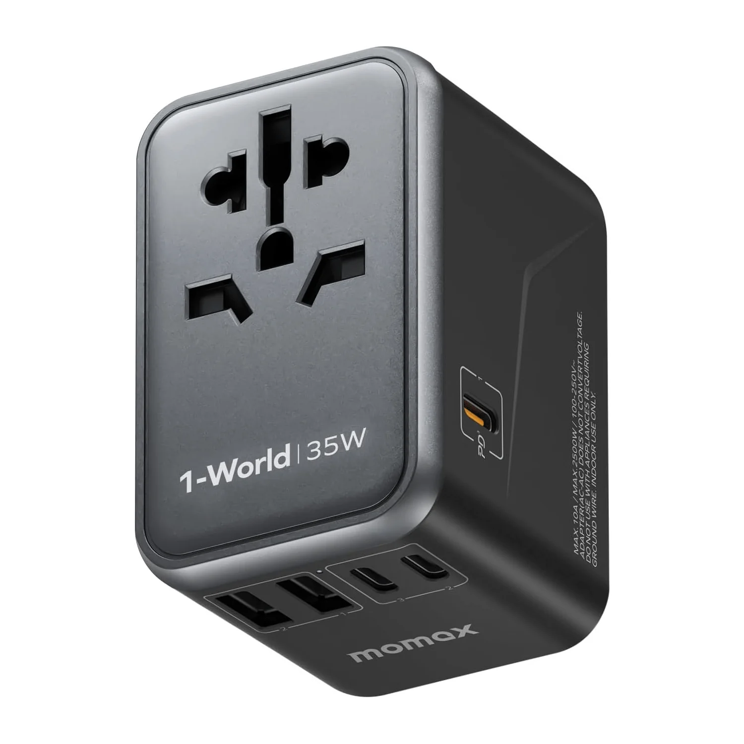 Momax 1-World  Universal Travel Adapter 35W