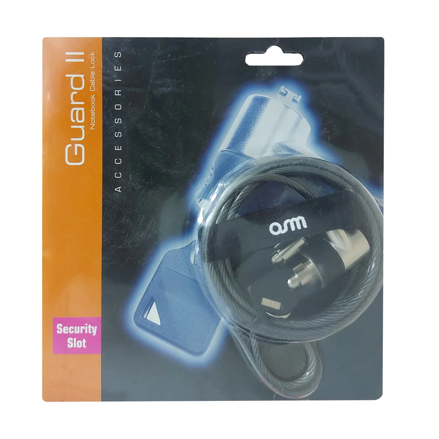 OSM Guard II K-Slot 7 mm Notebook Cable Lock 2M - Image 2