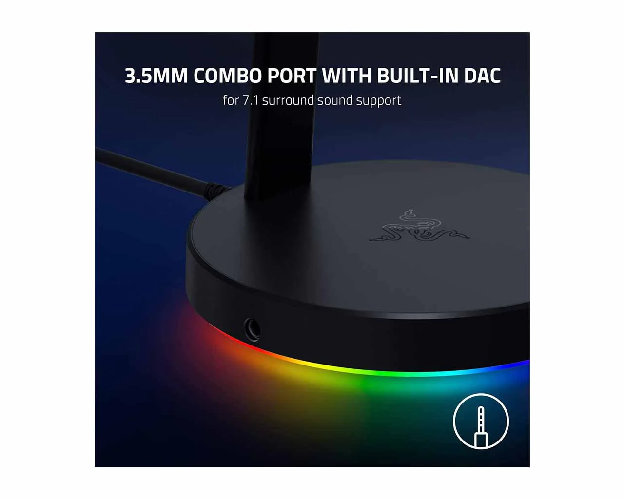 Razer Base Station V2 Chroma Headset Stand - Image 4