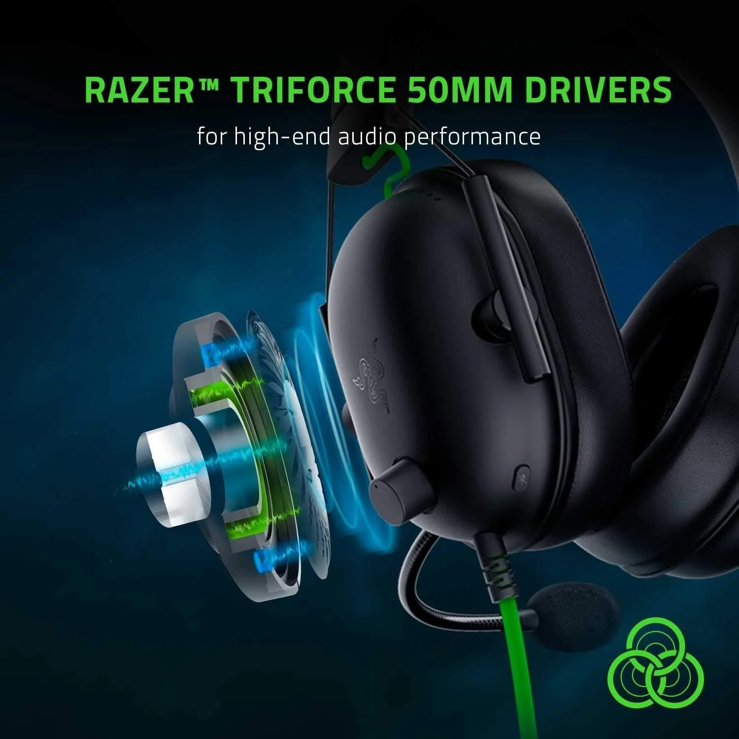 Razer BlackShark V2 X Wired USB Headset - Image 3