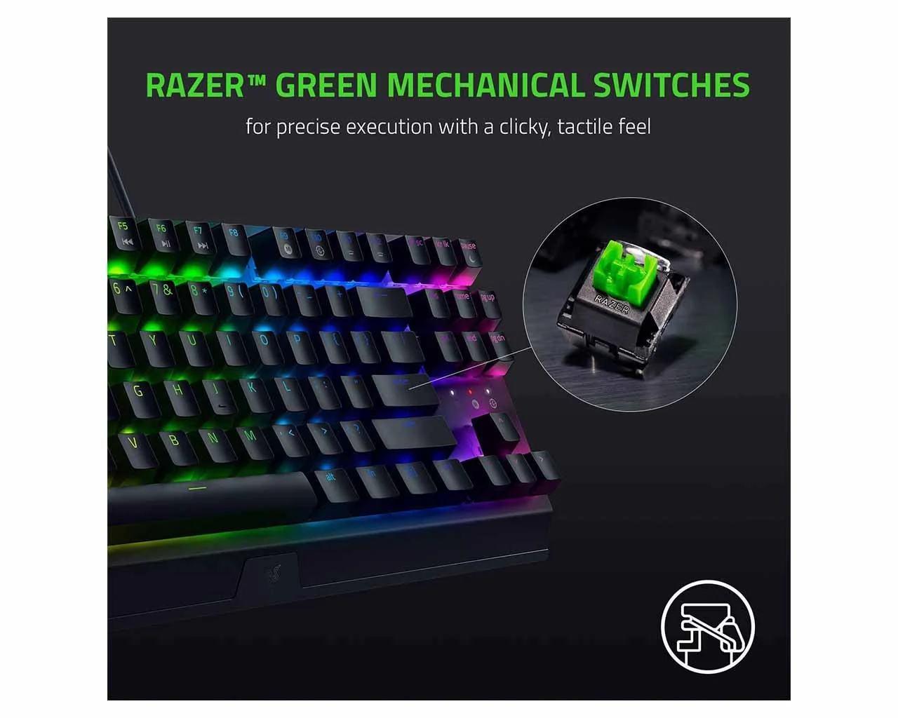 Razer BlackWidow V3 TKL Mechanical Gaming Keyboard - Image 3